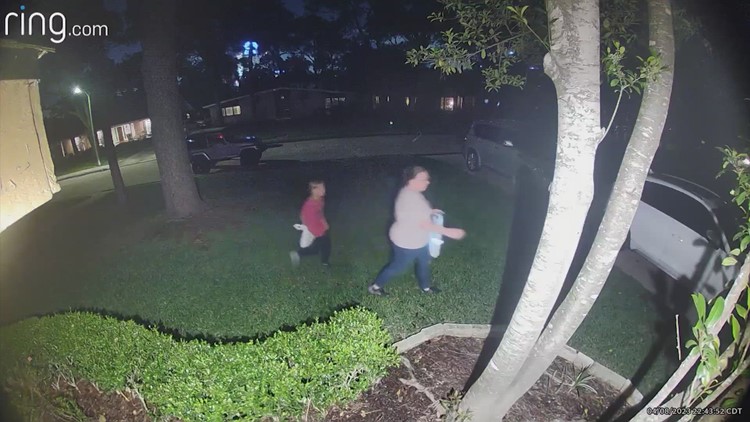 Ring camera catches neighbors hiding Easter eggs at wrong home