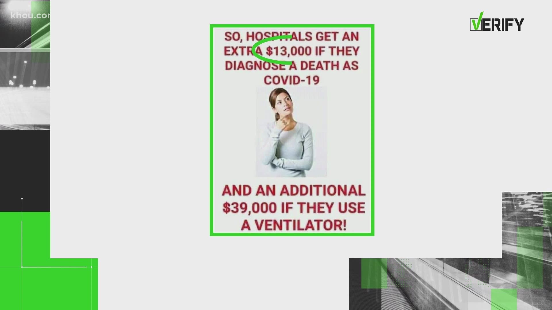 There is a post that has gone viral on social media claiming hospitals are labeling deaths as COVID-19 so that they can get more money from the government. We verify