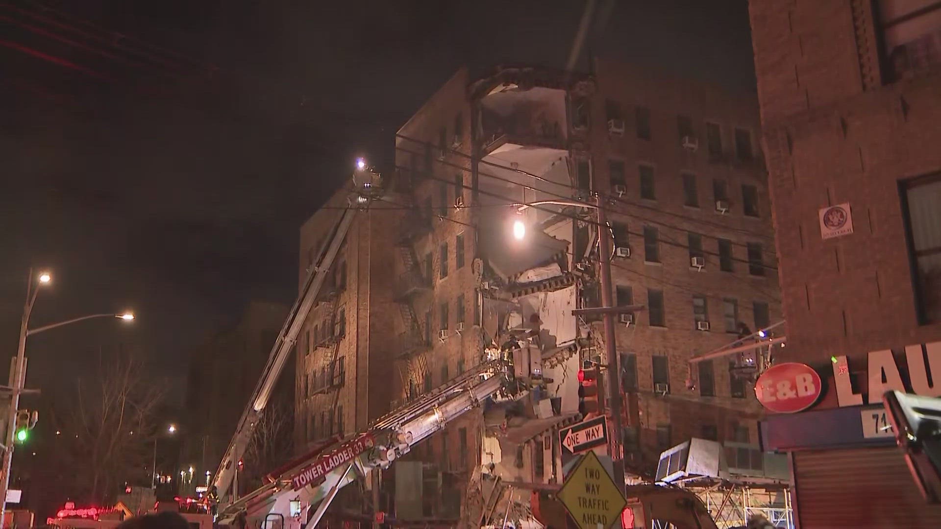 A building in the Bronx partially collapsed on Monday. No injuries were initially reported and it's unclear what caused it to happen.