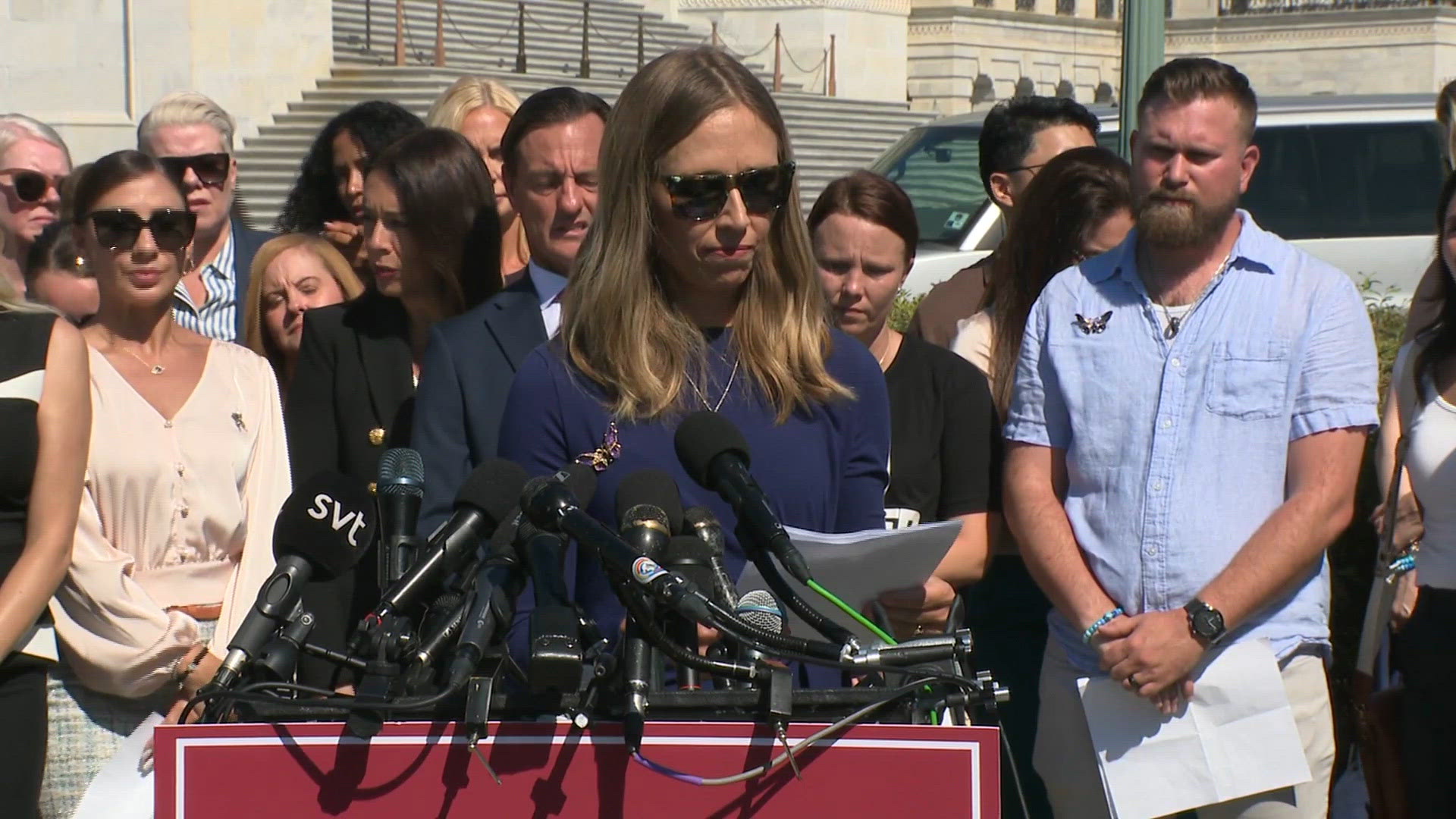 The women say they're not asking for pity, but demanding accountability. They allege the truth has been covered up. 