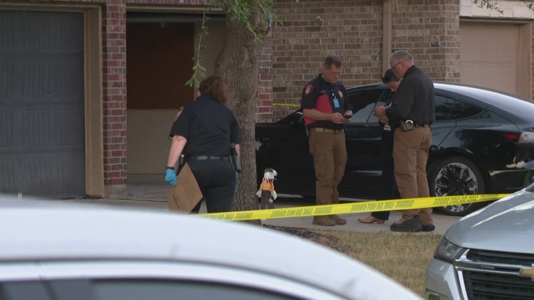 Investigators search Montgomery County home possibly connected to Angleton shooting that killed two children