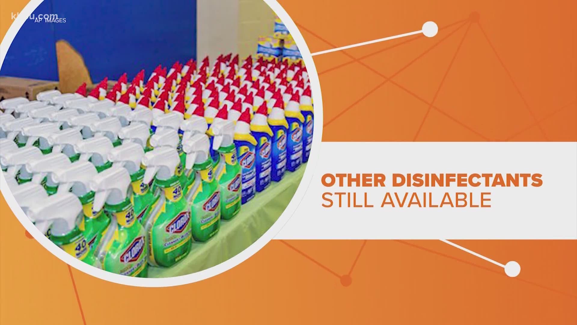 Supply chain issues are making it hard for companies to keep popular disinfectant products on the shelves. Let's connect the dots.