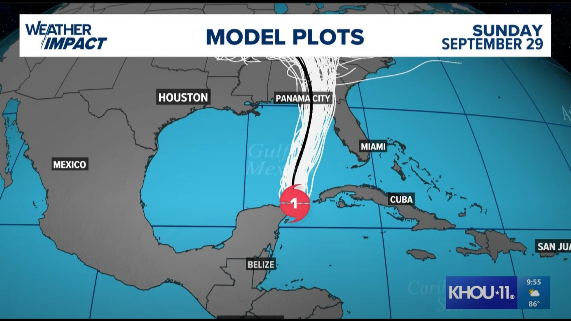 Hurricane Helene is expected to pick up steam as it moves through the Gulf of Mexico toward Florida.