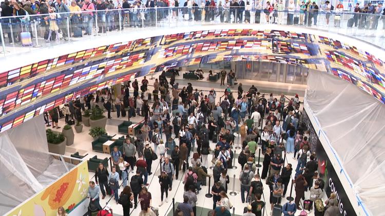 Frustration grows at Bush Airport as TSA staffing shortages cause massive lines | What to expect Tuesday