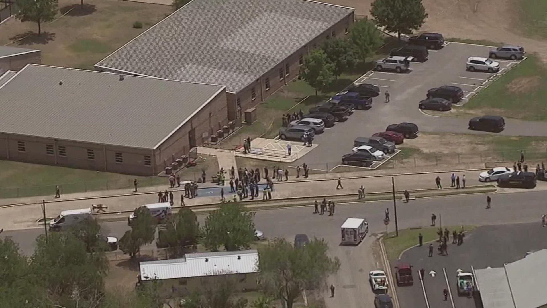 The grandmother of the Uvalde school shooter has been released from the hospital after being shot in the face.