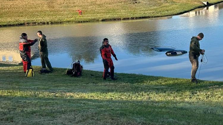 No body found in vehicle driven into Spring pond by DWI suspect, Pct. 4 Constable Mark Herman said