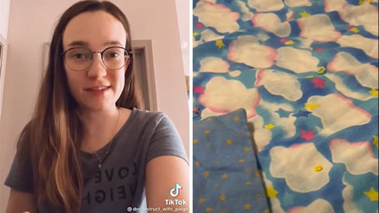 Woman hopes viral TikTok video will help reunite her with volunteer who gave her a handmade blanket Woman hopes viral TikTok video will help reunite her with volunteer who gave her a handmade blanket