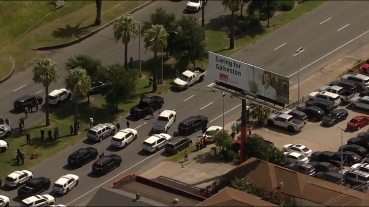 Driver shot, killed by officers at end of police chase in Galveston