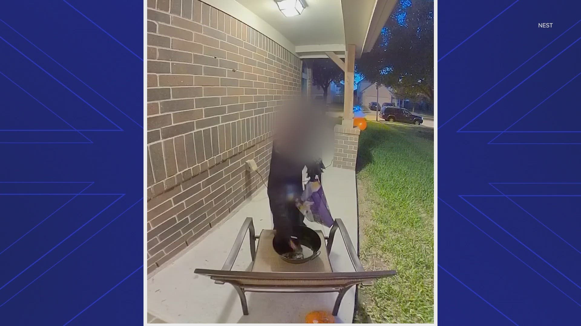 When the trick-or-treater saw there was only one piece of candy left, he decided to take some candy out of his own bag and replenish the bowl for other kids.