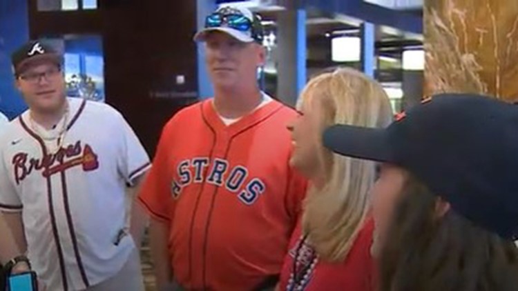 'It's a lot bigger than baseball' | Braves fan buys World Series tickets for Astros fan