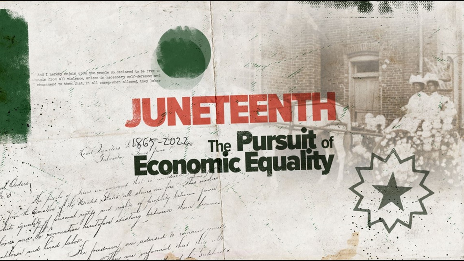 KHOU 11的第二部六月纪录片，“六月:追求经济平等”，突出了六月对美国黑人持久的经济影响。