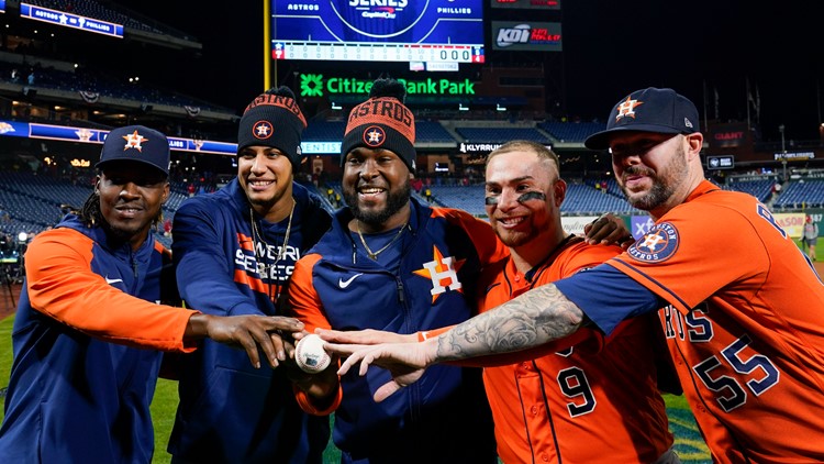 Astros notch second no-hitter in World Series history in beating Philadelphia, 5-0