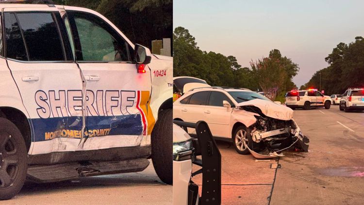 MCSO deputy, civilian driver taken to hospital after The Woodlands crash