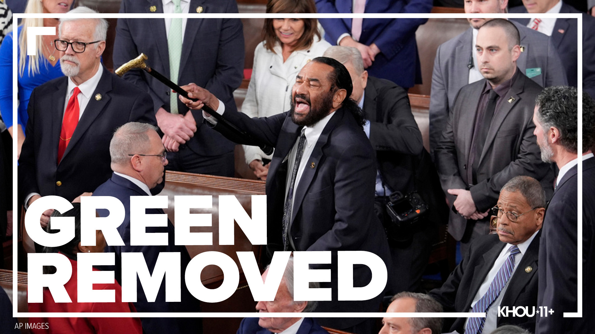 Texas Rep. Al Green removed from Trump's speech to joint session of Congress 10tv