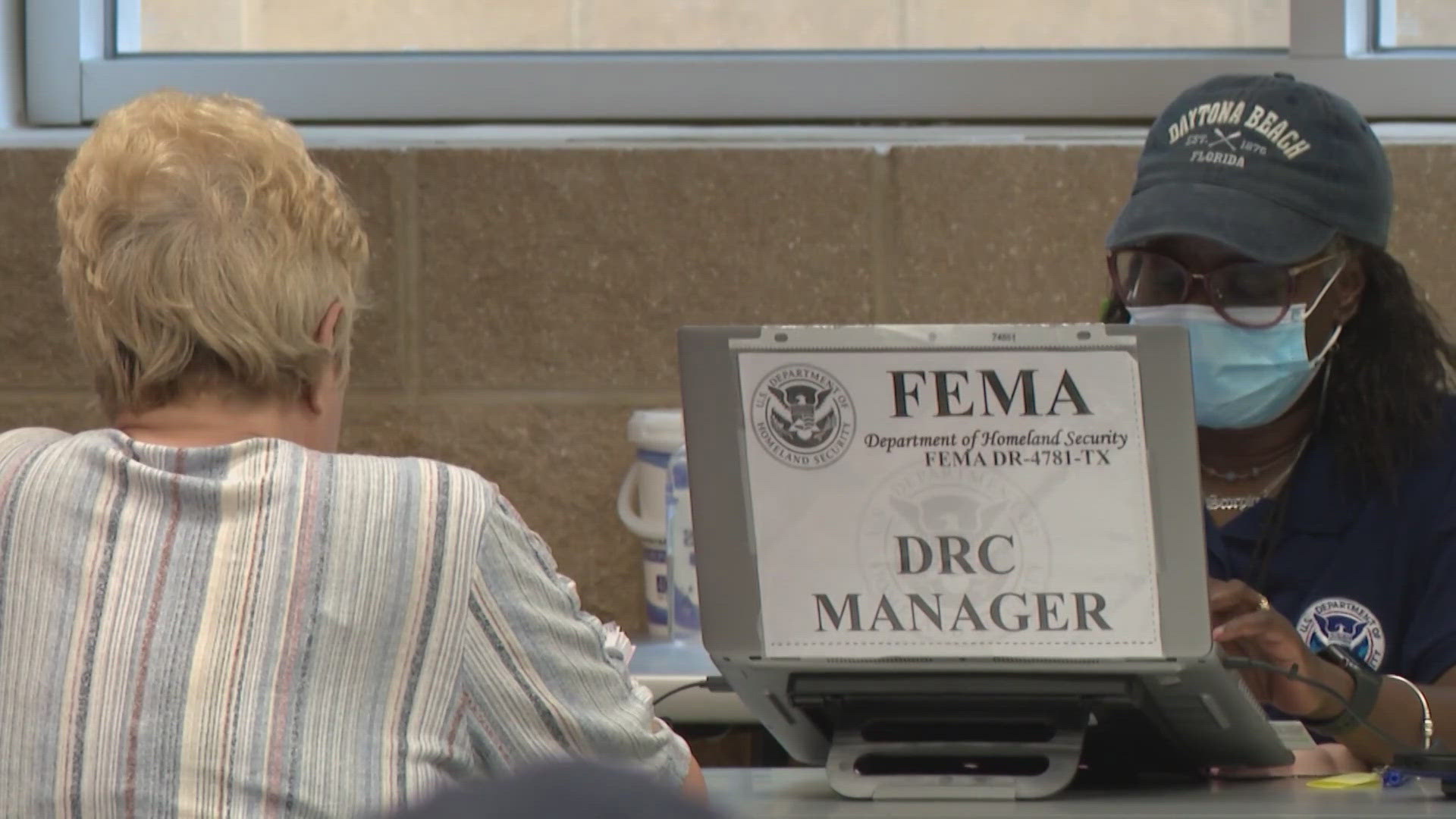 FEMA officials said they're working as fast as they can to process the thousands of applications they've received since Hurricane Beryl hit Southeast Texas.