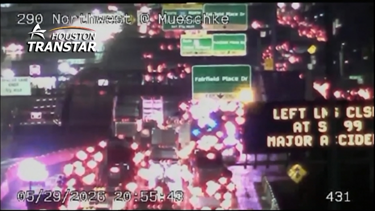 Major accident leads to closure of US-290 at Grand Parkway in Cypress