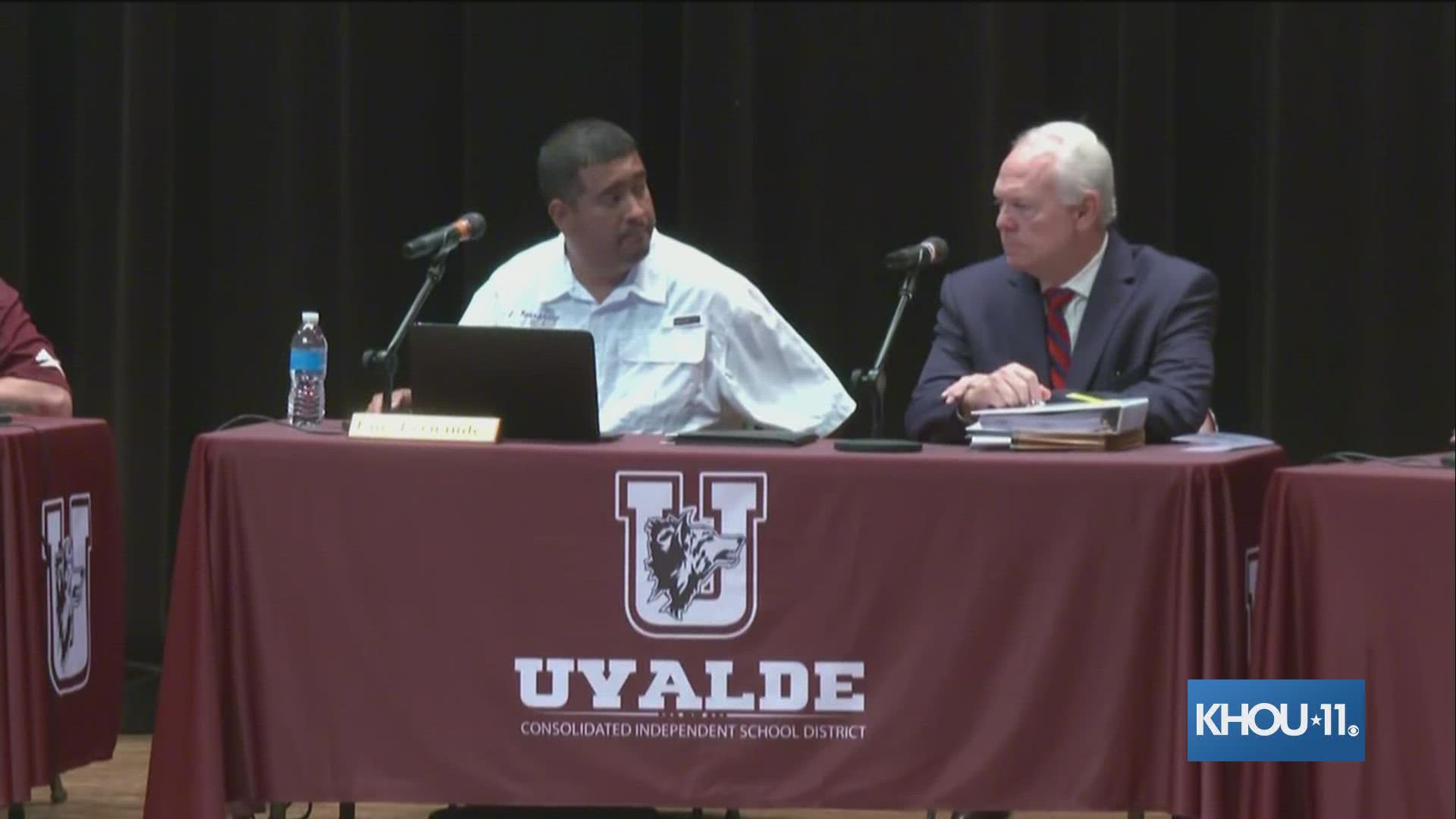 The Uvalde CISD school board decided to fire police chief Pete Arredondo during a special meeting Wednesday, August 24.