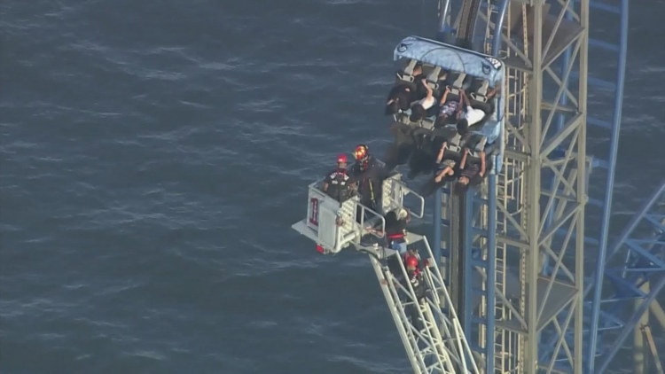 Pleasure Pier VP says sensor failure caused malfunction that stranded 8 students on roller coaster for hours