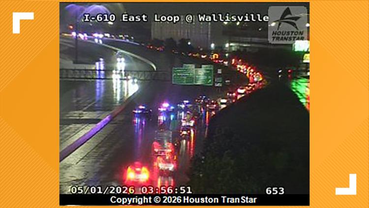 Overturned truck has North Loop westbound at McCarty shut down