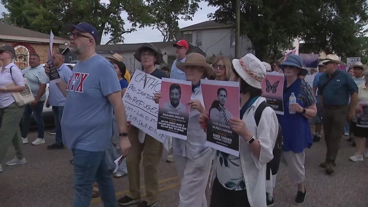 Faith leaders call for healing and justice at Lorenzo Salgado memorial march