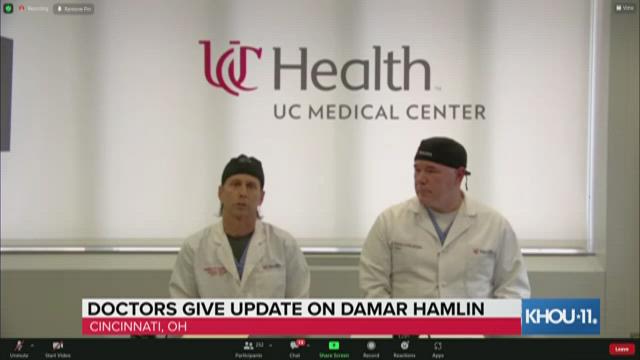 Damar Hamlin's breathing tube removed, able to talk to family