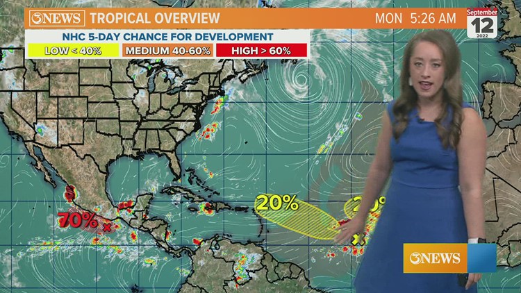 TROPICAL UPDATE: Two areas of interest in the Atlantic