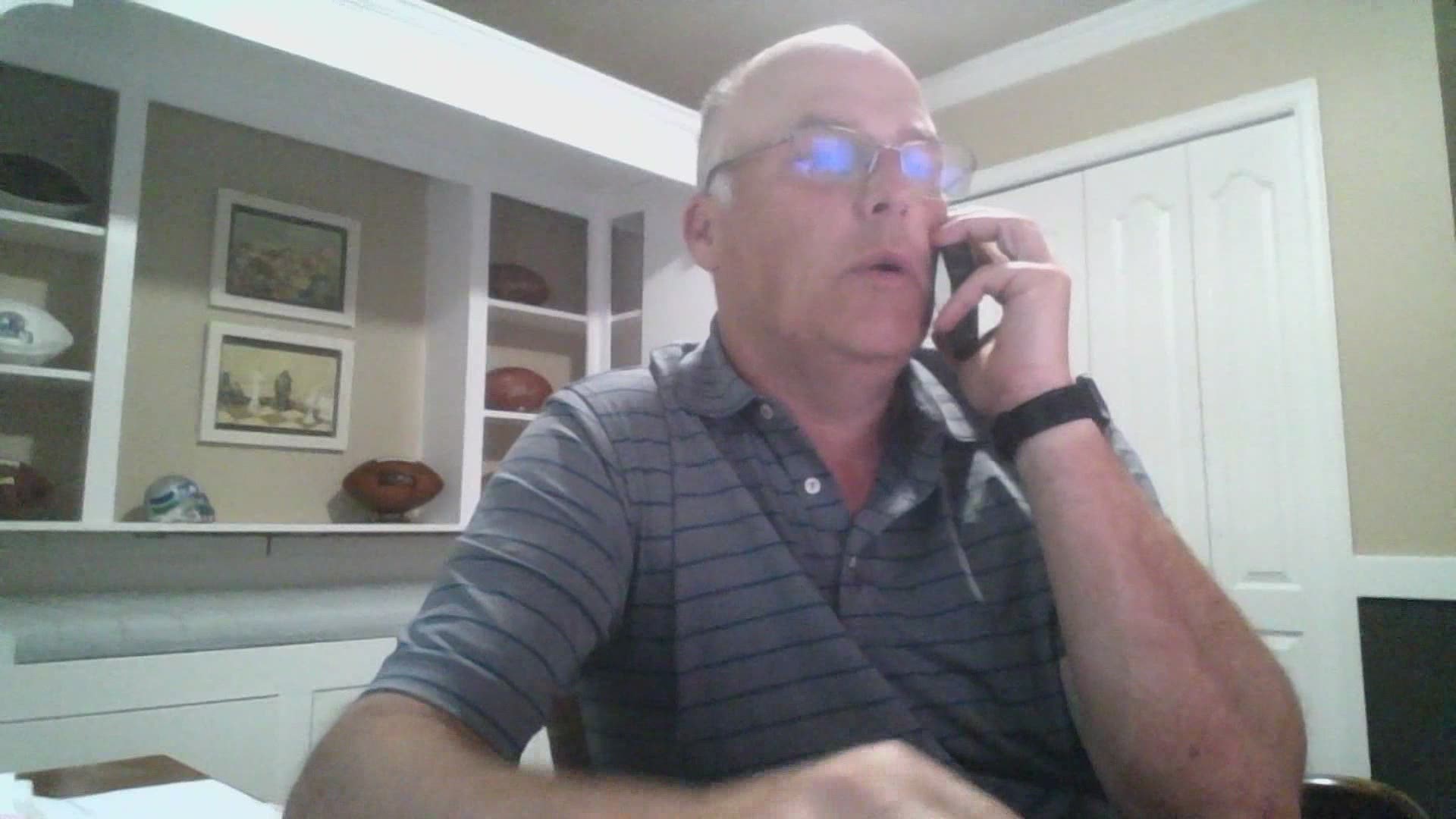 Steve Baus struck back at telemarketers who jammed his cell phone by making them pay – literally.