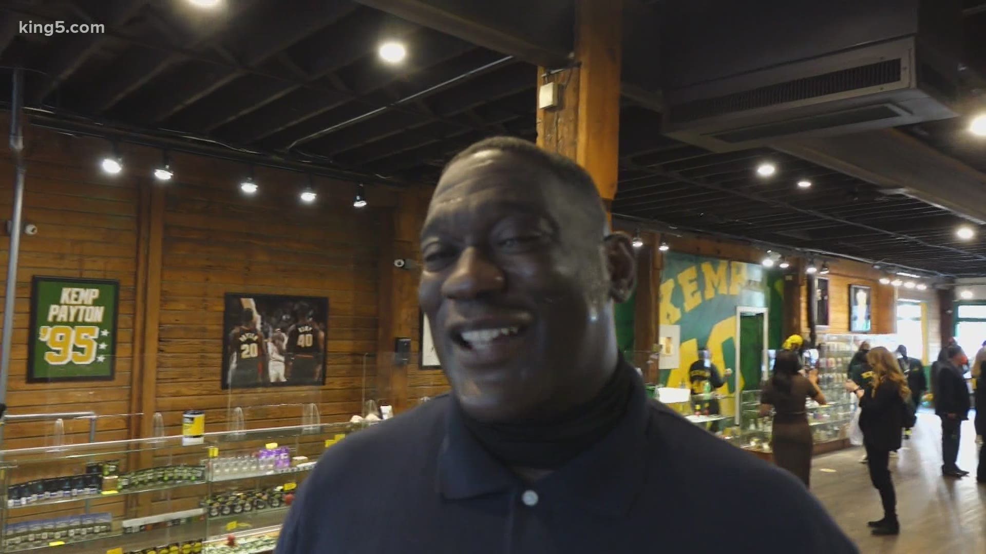 Sonics star Shawn Kemp opens cannabis store in Seattle
