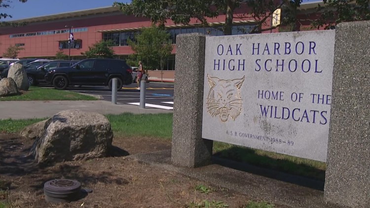 Oak Harbor student hit by vehicle in crosswalk with flashing warning lights