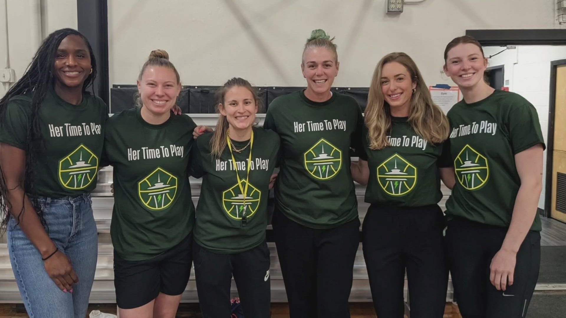 Each participant was invited to Sunday's Seattle Storm game to see Sue Bird honored and her jersey retired.