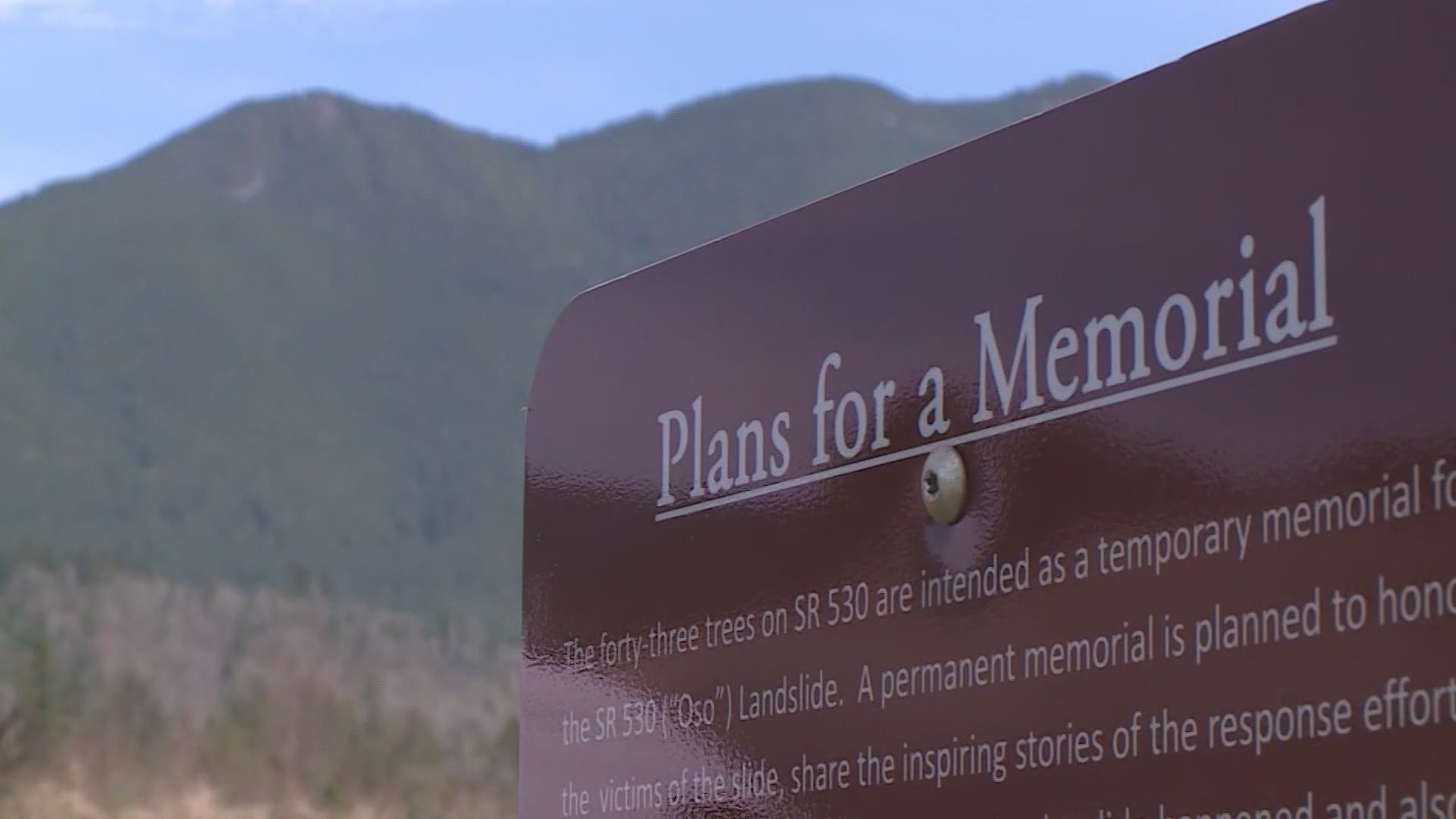 The pandemic hindered progress on a permanent memorial to the victims, survivors and the first responders of the Oso landslide.