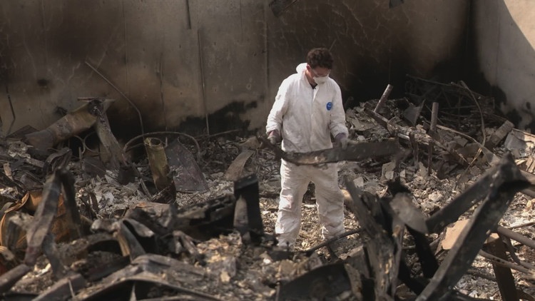 'Hopes and prayers' answered as family finds sentimental knife in ruins of Spokane wildfires