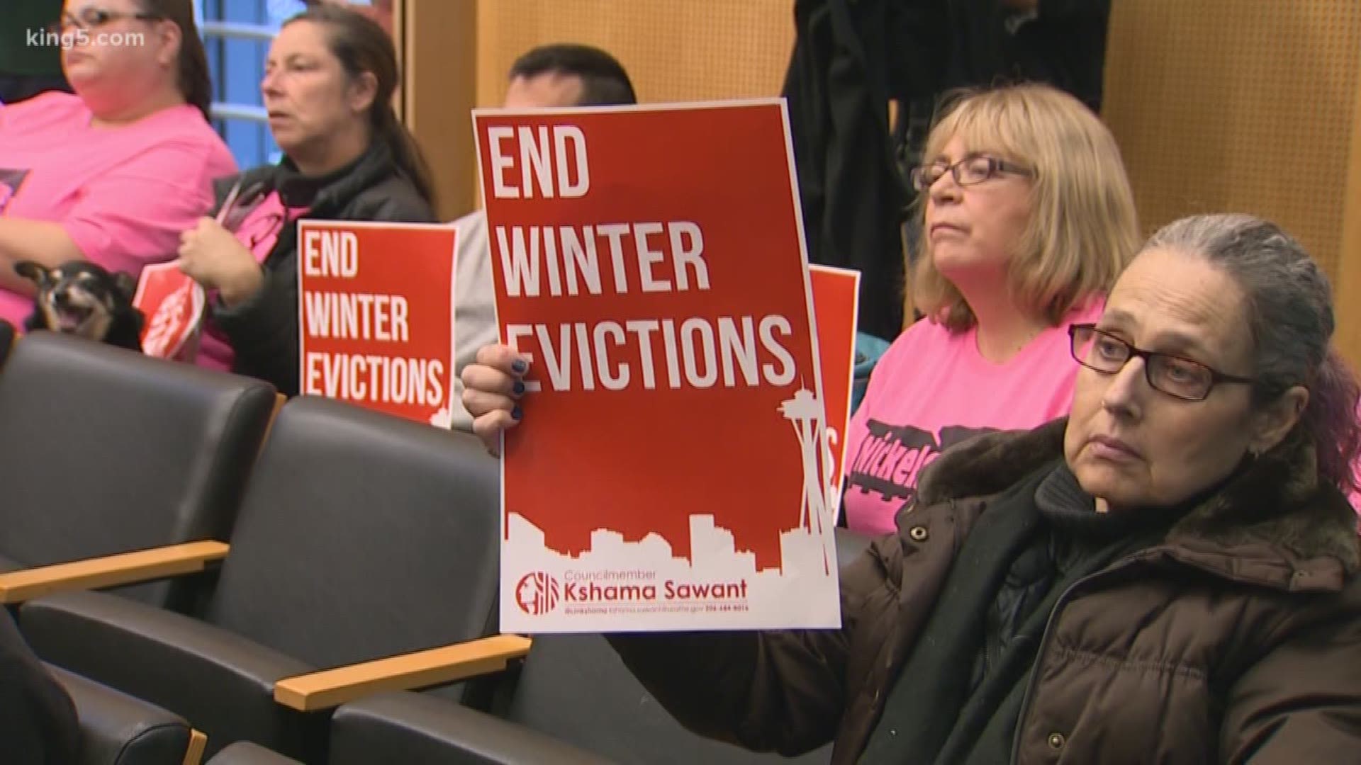 A proposal was brought forth to the Seattle City Council to not evict renters during the winter months.