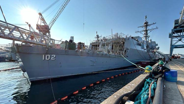 Navy ship spills up to 5,000 gallons of diesel into Elliott Bay