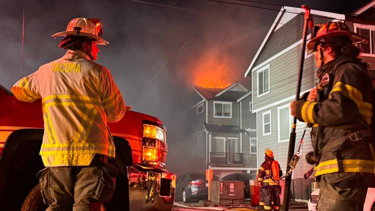 Several Tacoma apartment buildings catch fire