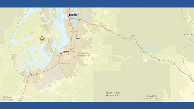 Magnitude 4.2 earthquake strikes on Kitsap Peninsula, USGS reports