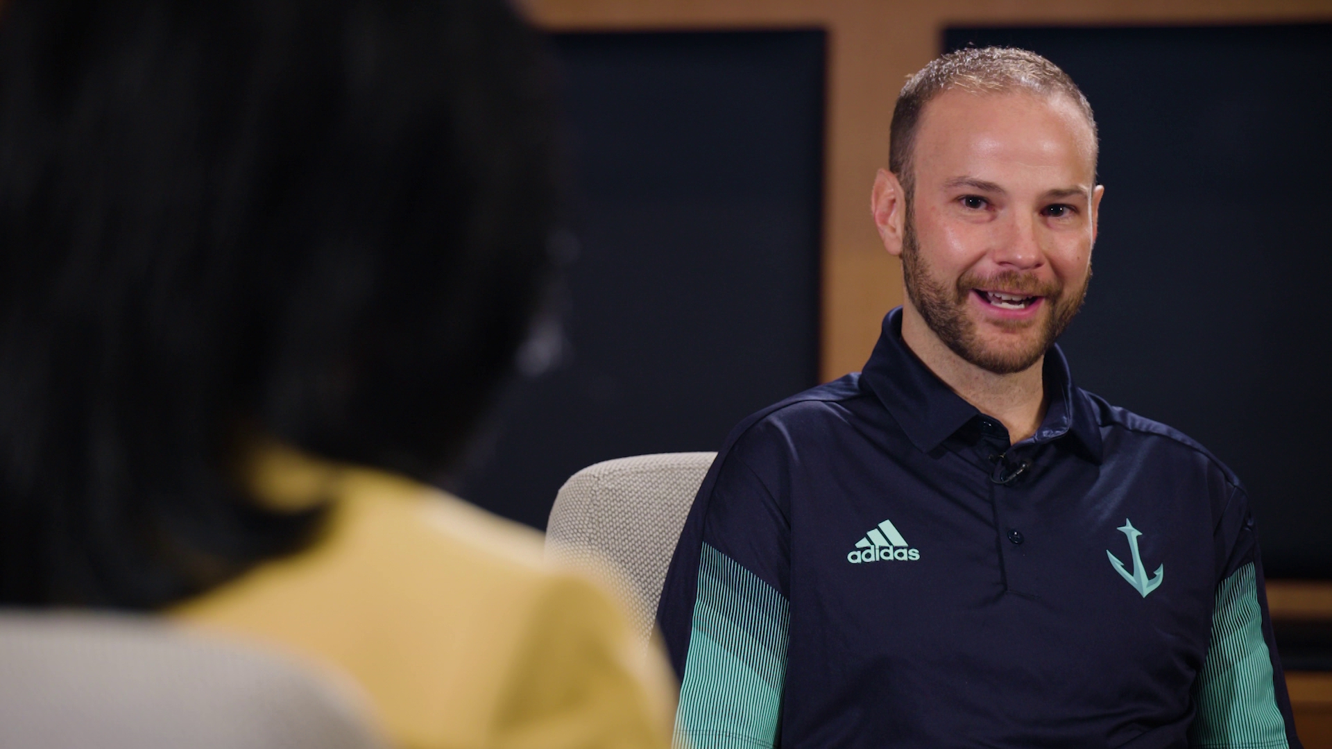 Justin Rogers is believed to be the first openly gay support staff member in the NHL.