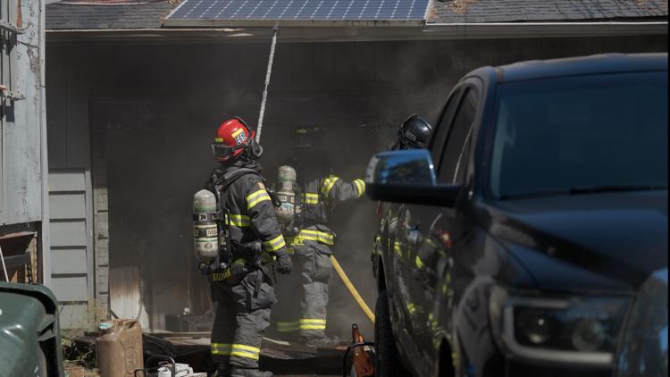 House fire reported at Spanaway property a day after a man was found shot to death