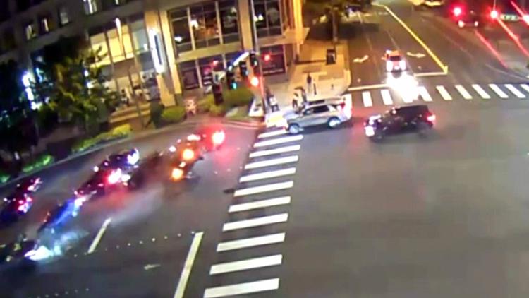 Bellevue police arrest 25-year-old man on vehicular assault charges after downtown crash