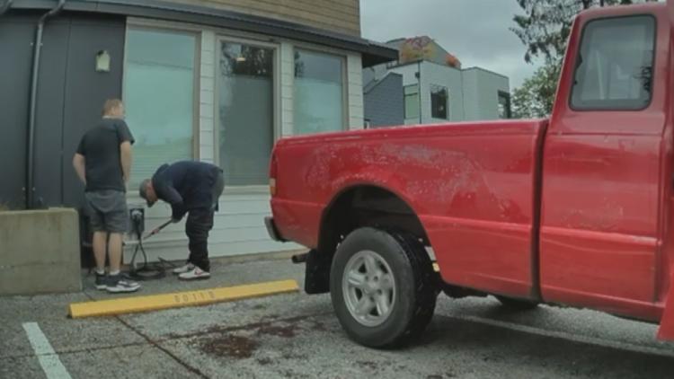 Ballard homeowner catches video of EV charging cable theft — for the third time