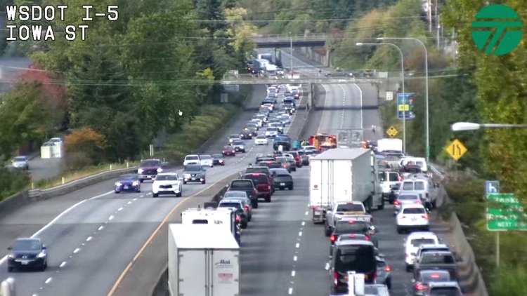 NB I-5 lanes near Bellingham reopen after 3-car collision