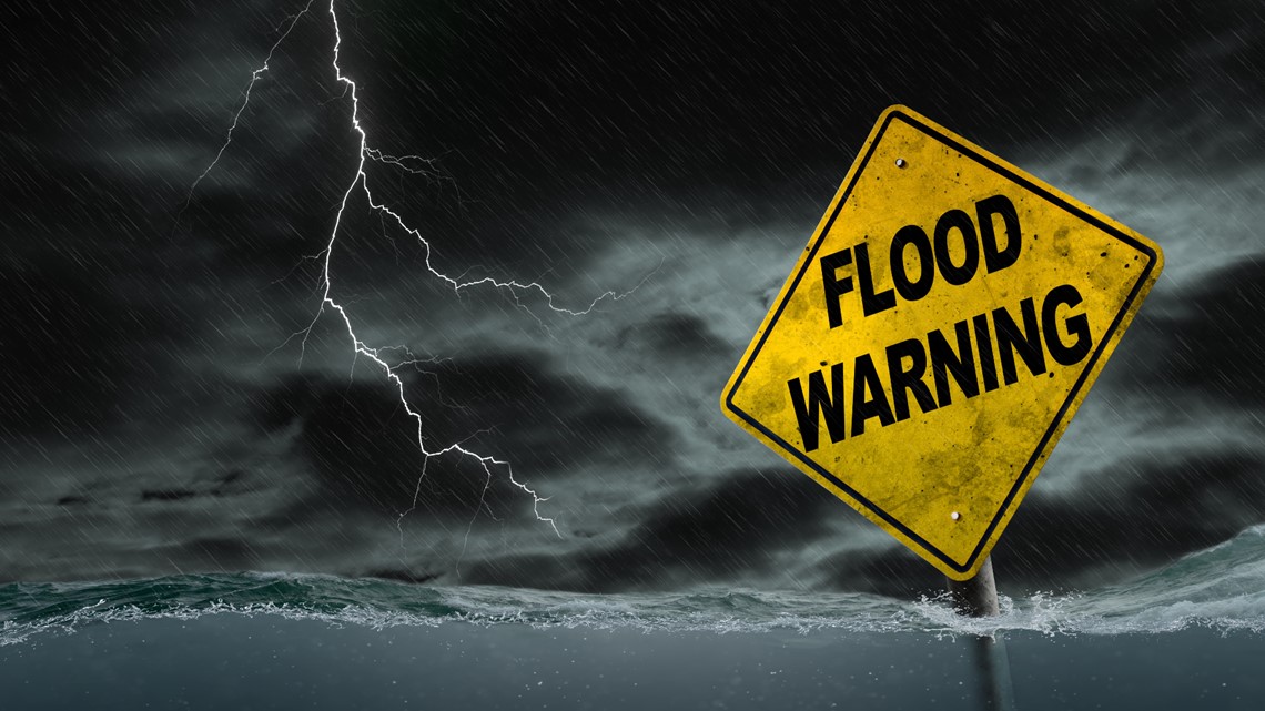 Flood warning issued for northern Alabama and southern middle Tennessee until 6 p.m. Sunday