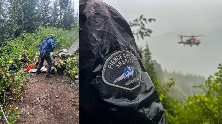 iPhone SOS Alert Leads Pierce County Rescue of Two Trapped 250 Feet Down Cliff