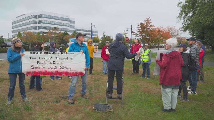 Seattle activists petition FAA over restraint practices on immigration enforcement flights