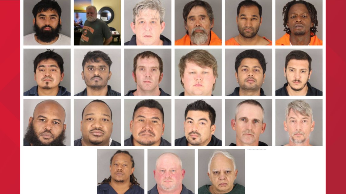 Half of men arrested in Texas human trafficking sting believed they ...