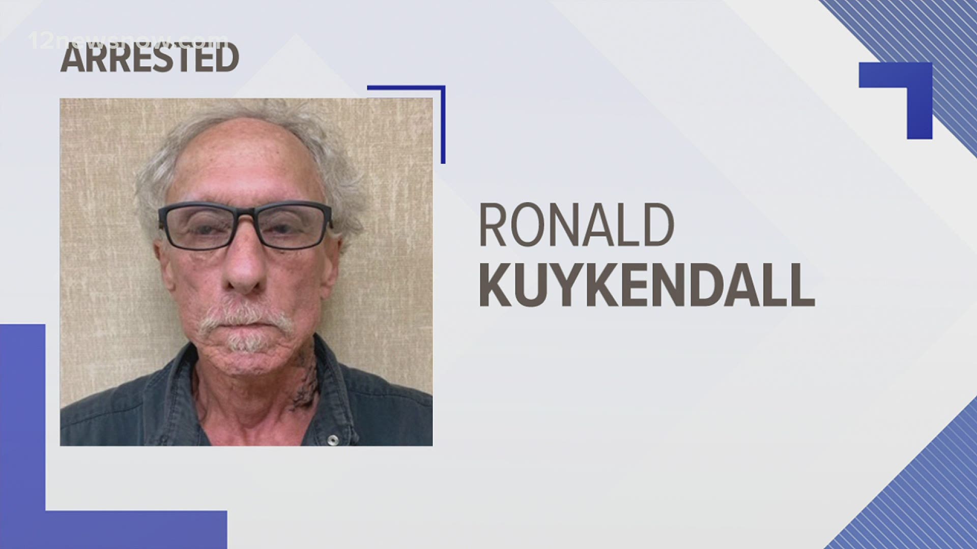 Beaumont Police received a call about a man at the soccer fields with a dog and seven puppies. Witnesses said Ronald Kuykendall talked to several kids.