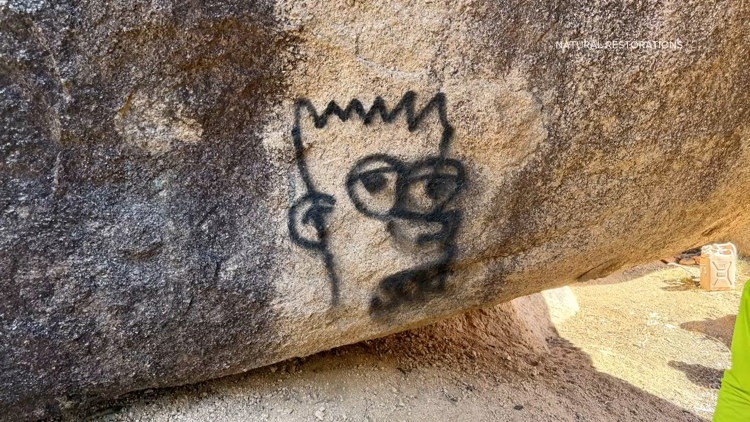 Arizona’s backcountry has a graffiti problem. These veterans are fixing it.