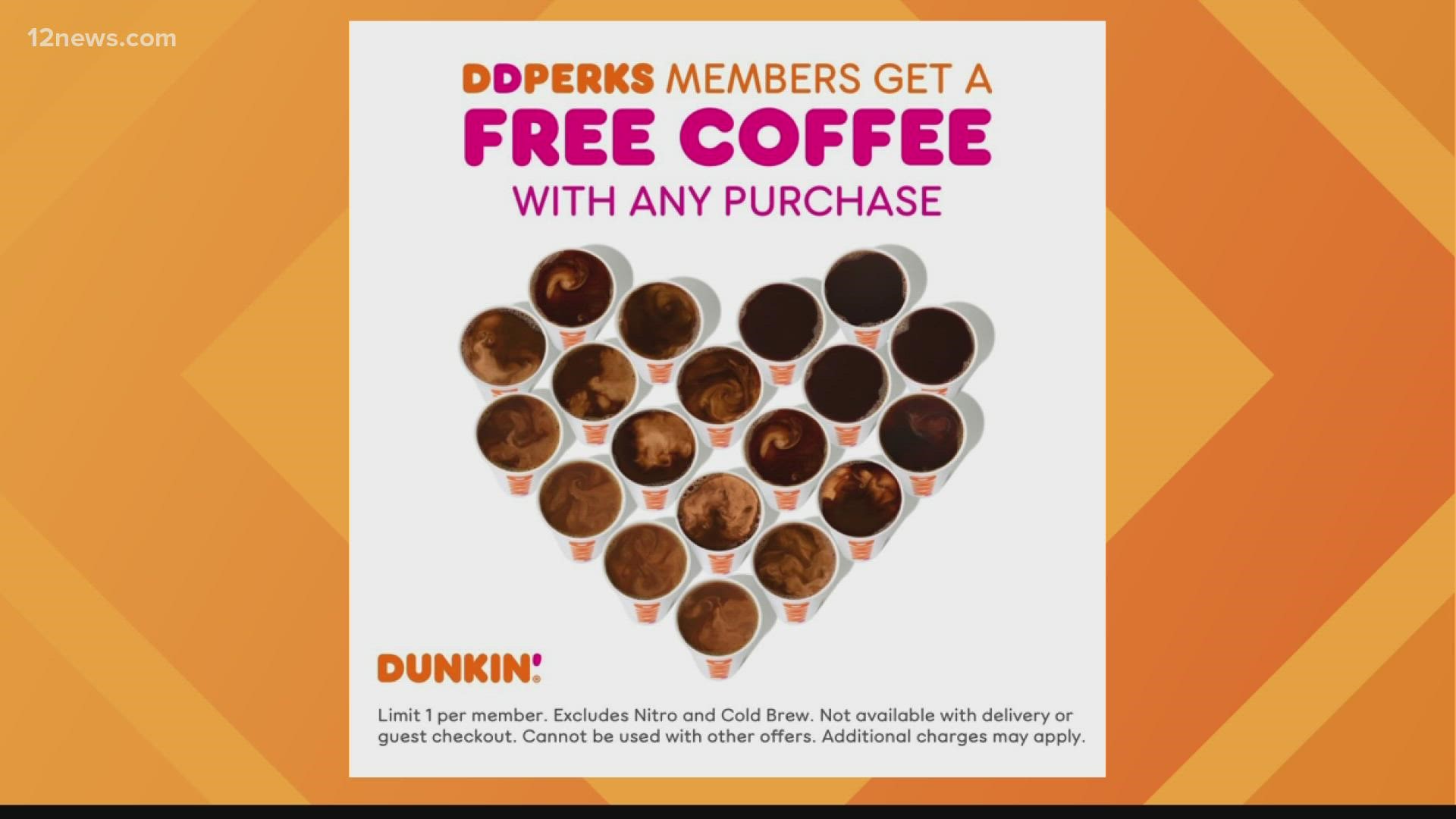 Starbucks, Dunkin and Dutch Bros. are all giving out deals for the national holiday!
