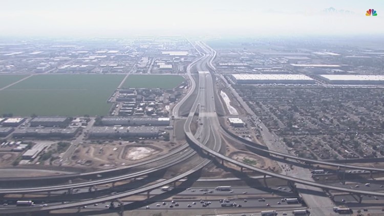 Multiple major freeways will have closures this weekend in the Valley