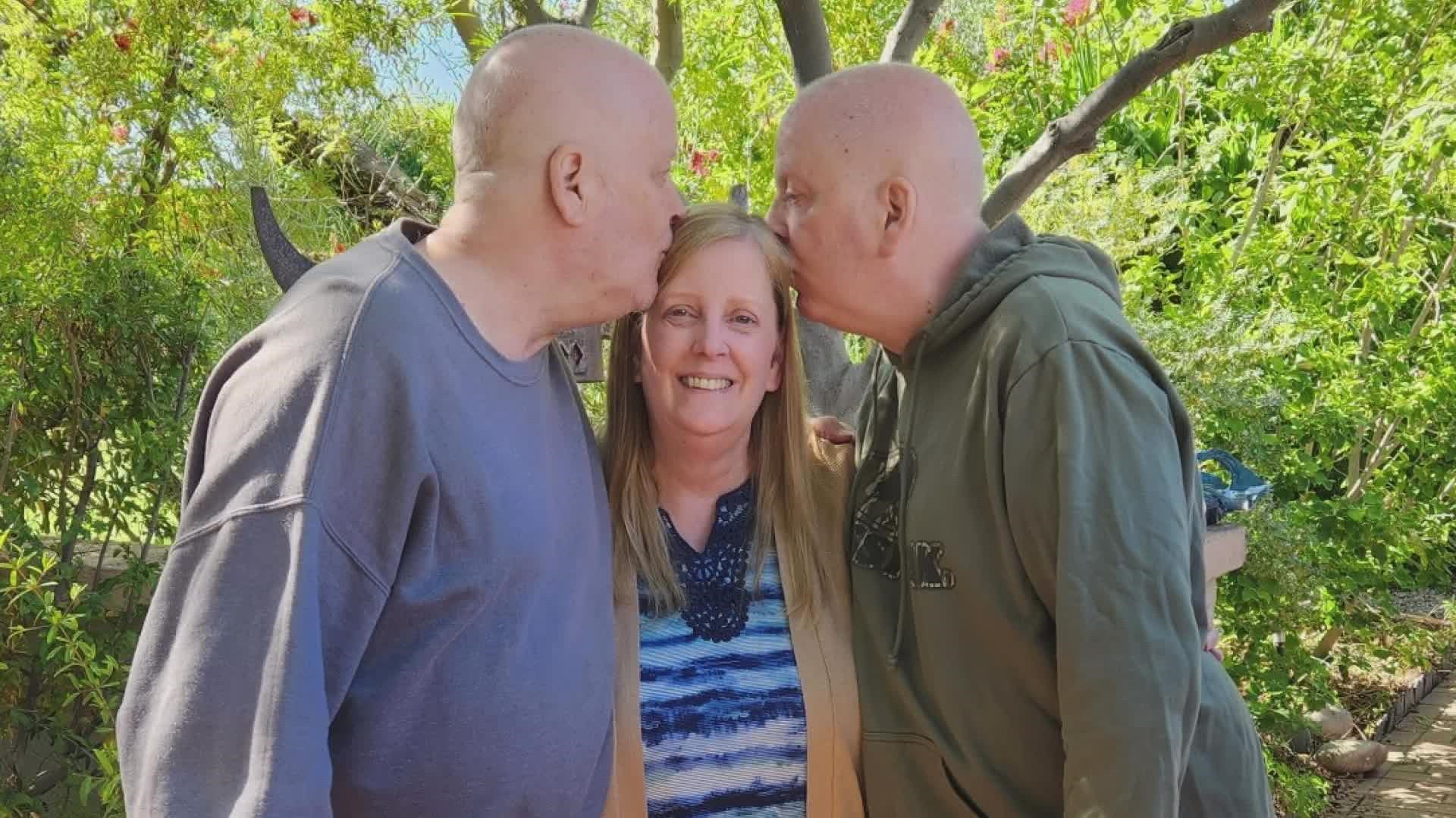 12News was there for the emotional meeting between two brothers and the sister they had never met before in person.